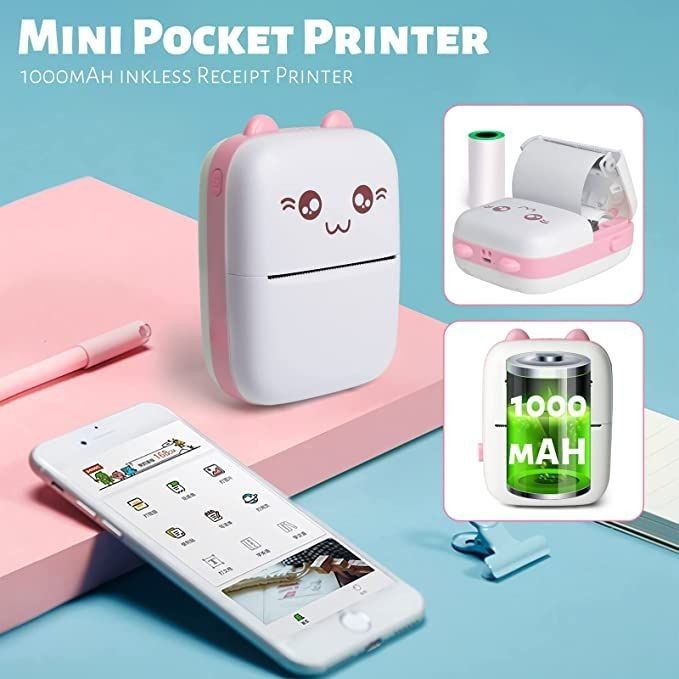 MINI IMPRESORA TÉRMICA PORTATIL
