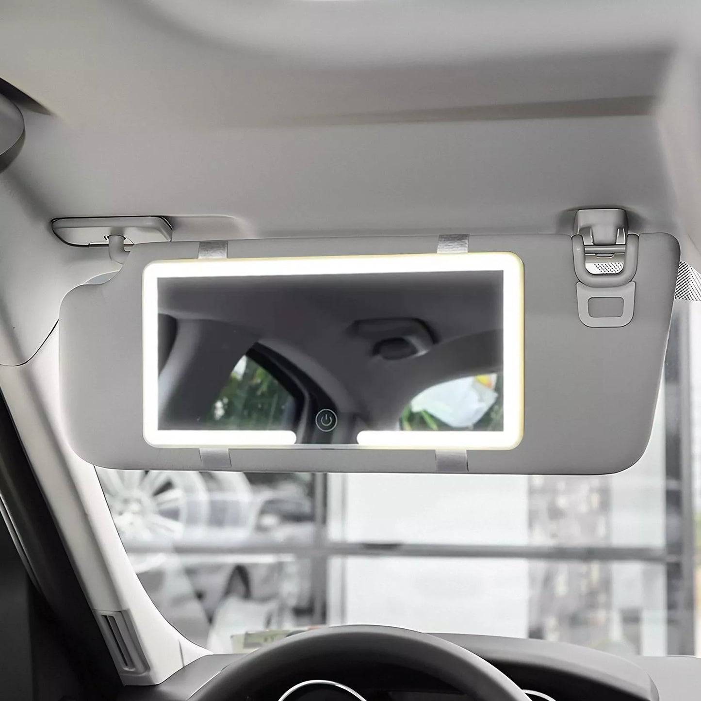 Espejo con Luz LED para el Carro ✨