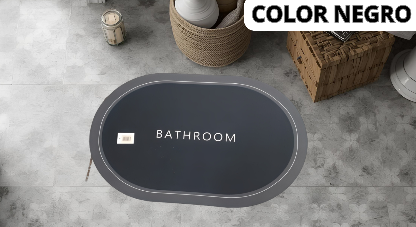 Alfombra absorbente para baño 🛁