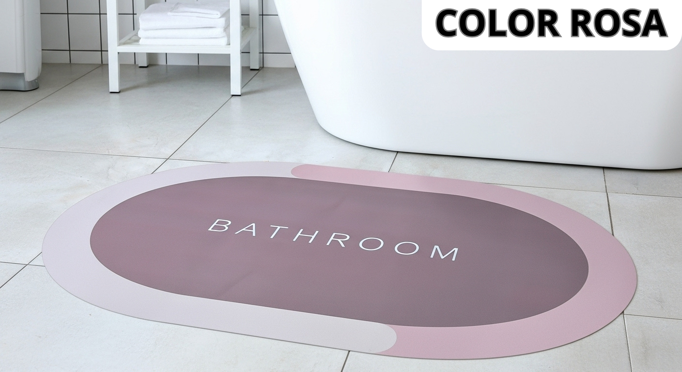Alfombra absorbente para baño 🛁