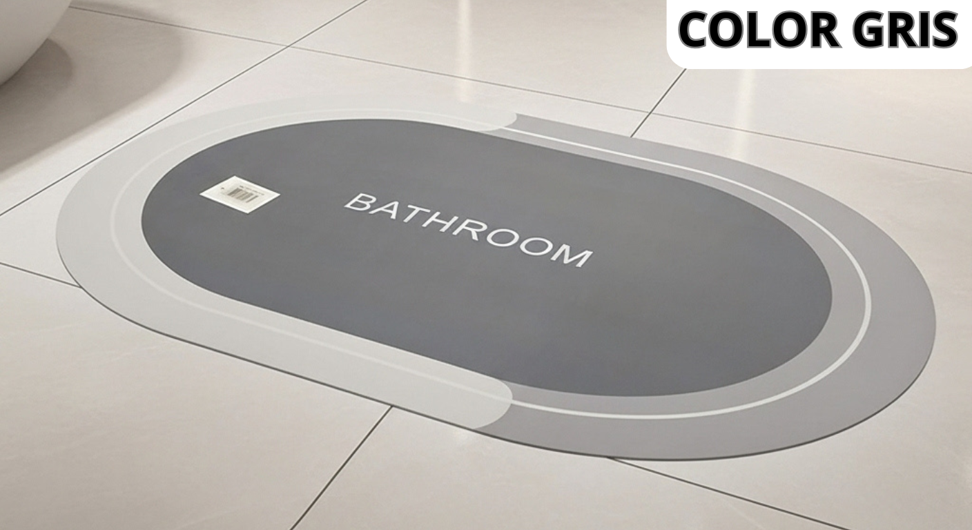 Alfombra absorbente para baño 🛁