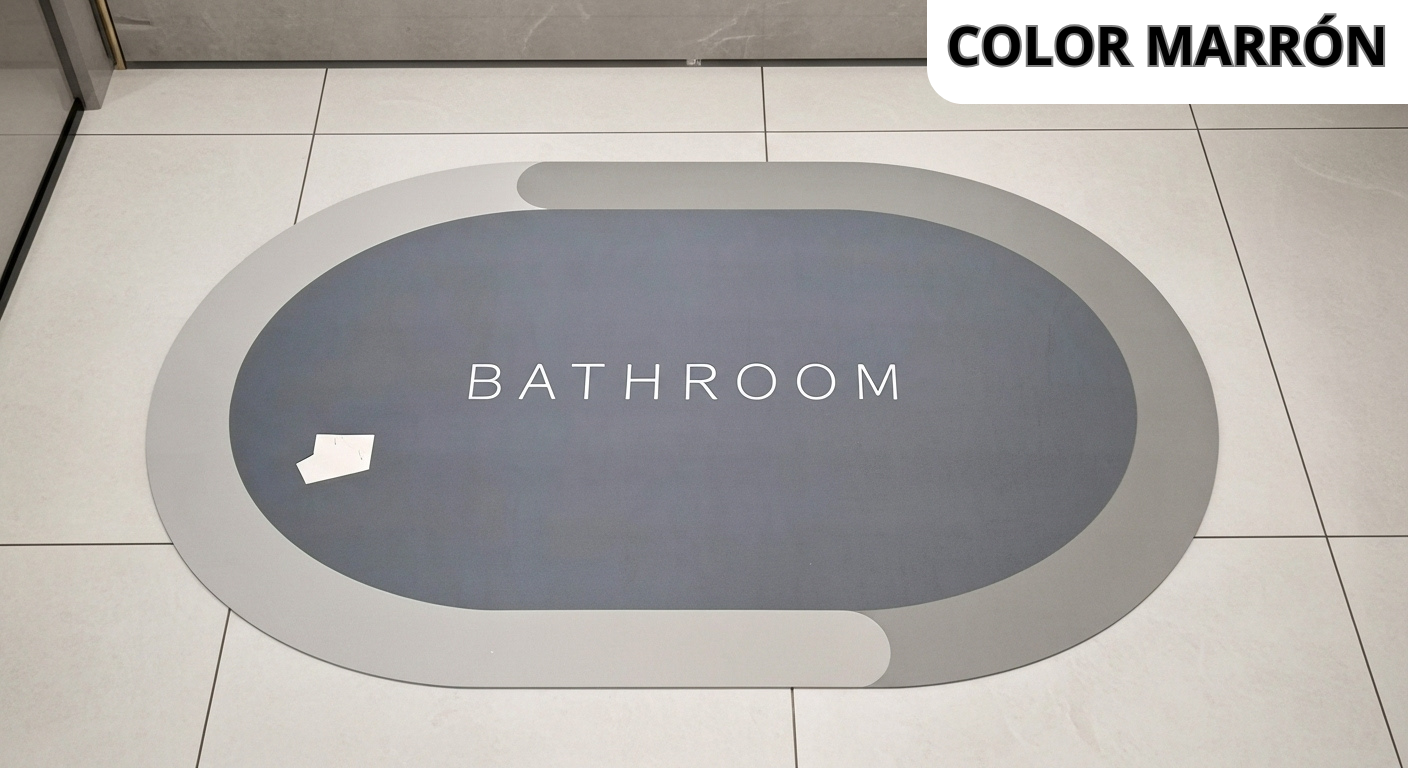 Alfombra absorbente para baño 🛁