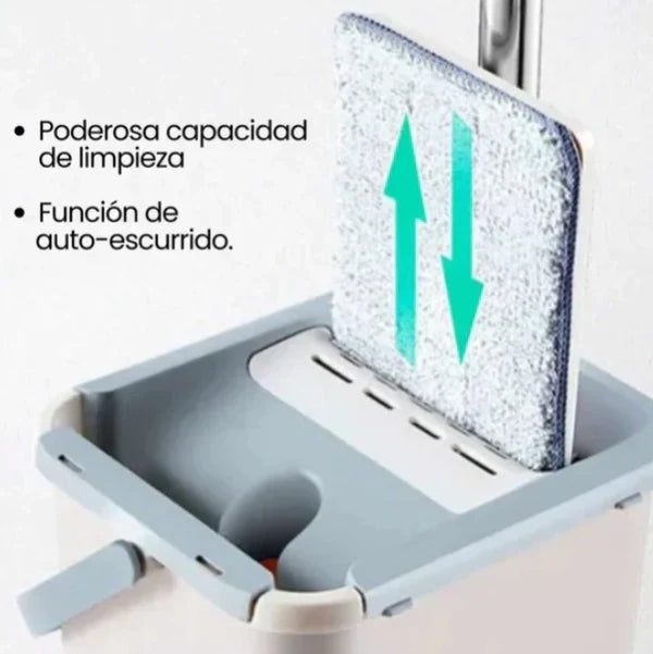 Trapeador 360° con Balde Escurridor🧹