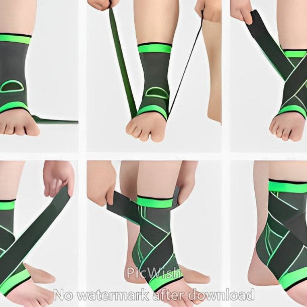 Tobillera Deportiva De Compresión Ajustable