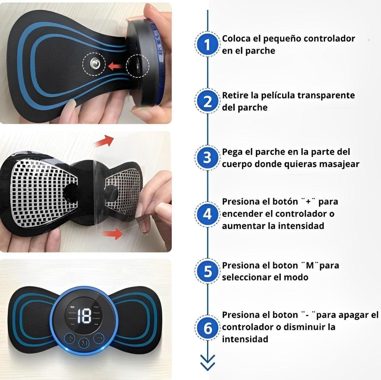 Masajeador eléctrico mini
