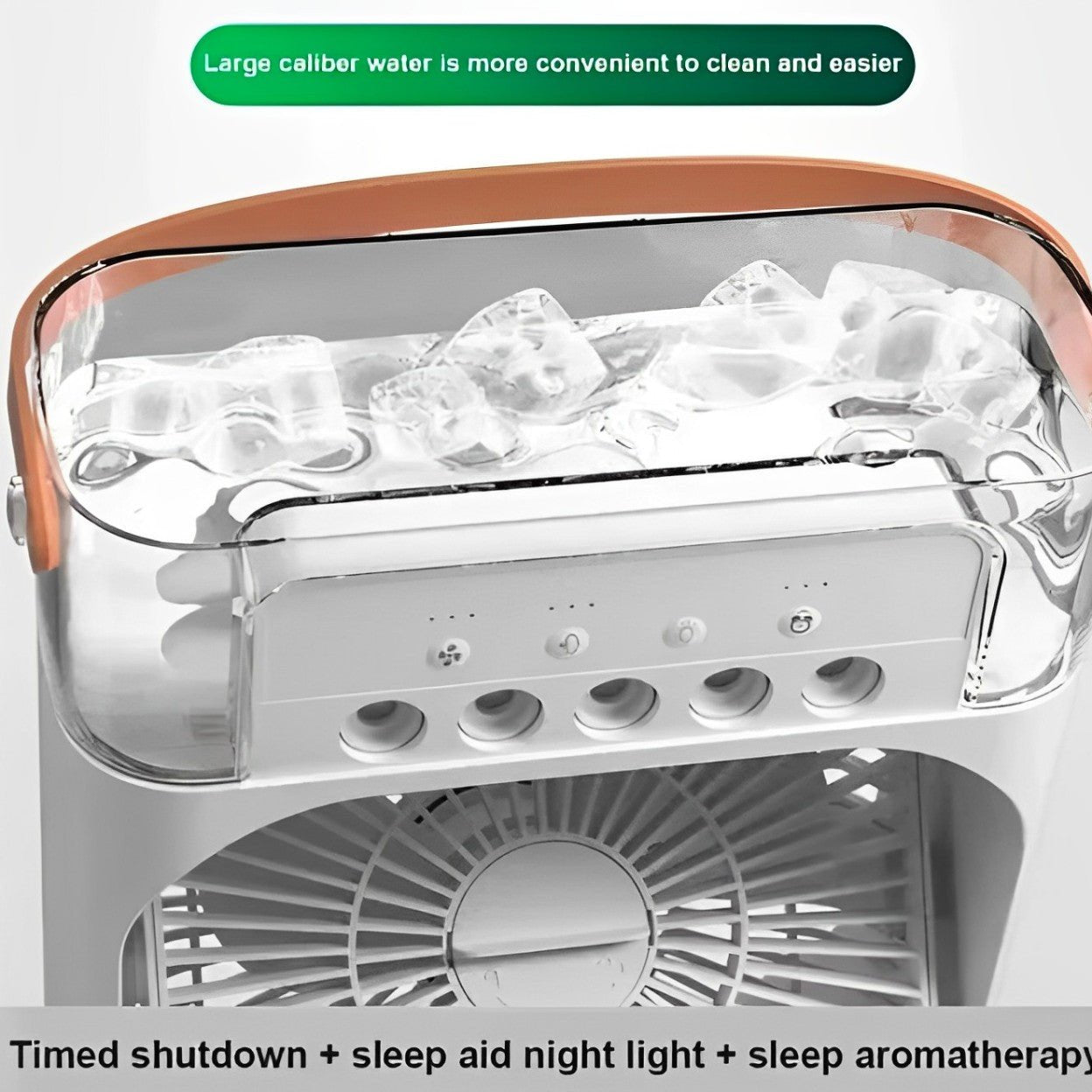 Humidificador Portatil Ventilador 3 En 1
