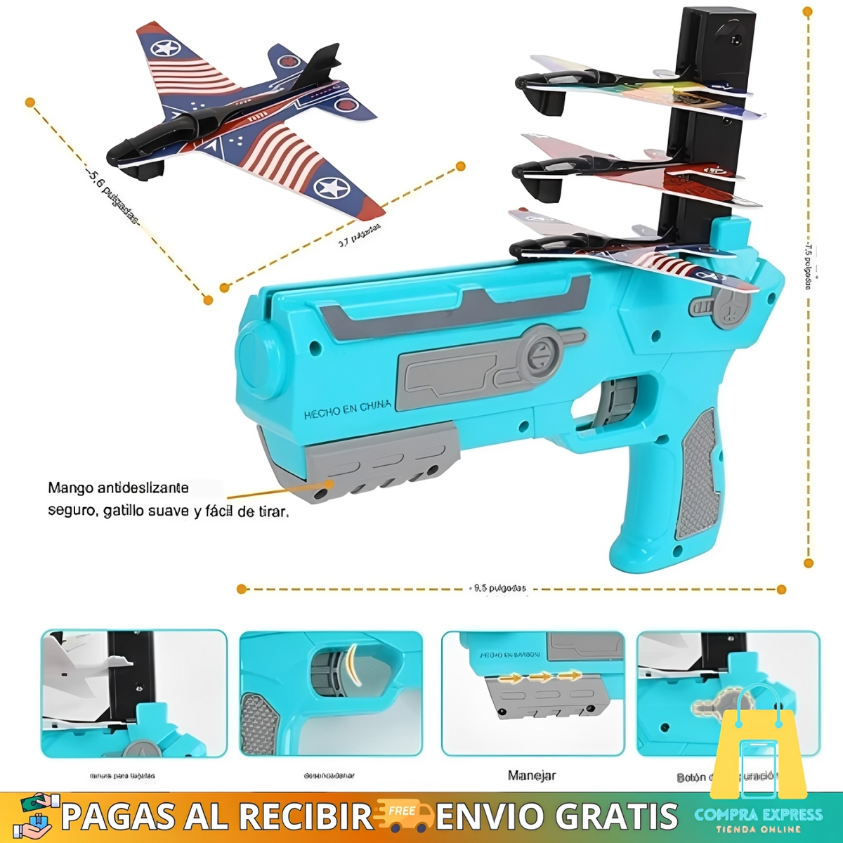 ✈️ Air Battle™ - Lanzador de Aviones 🪁