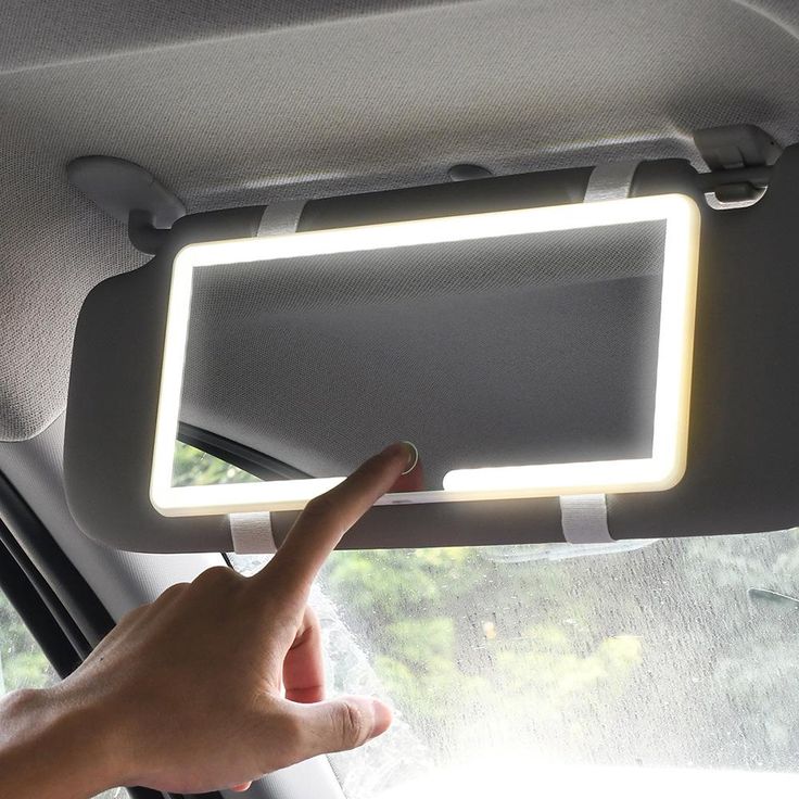 Espejo con Luz LED para el Carro ✨