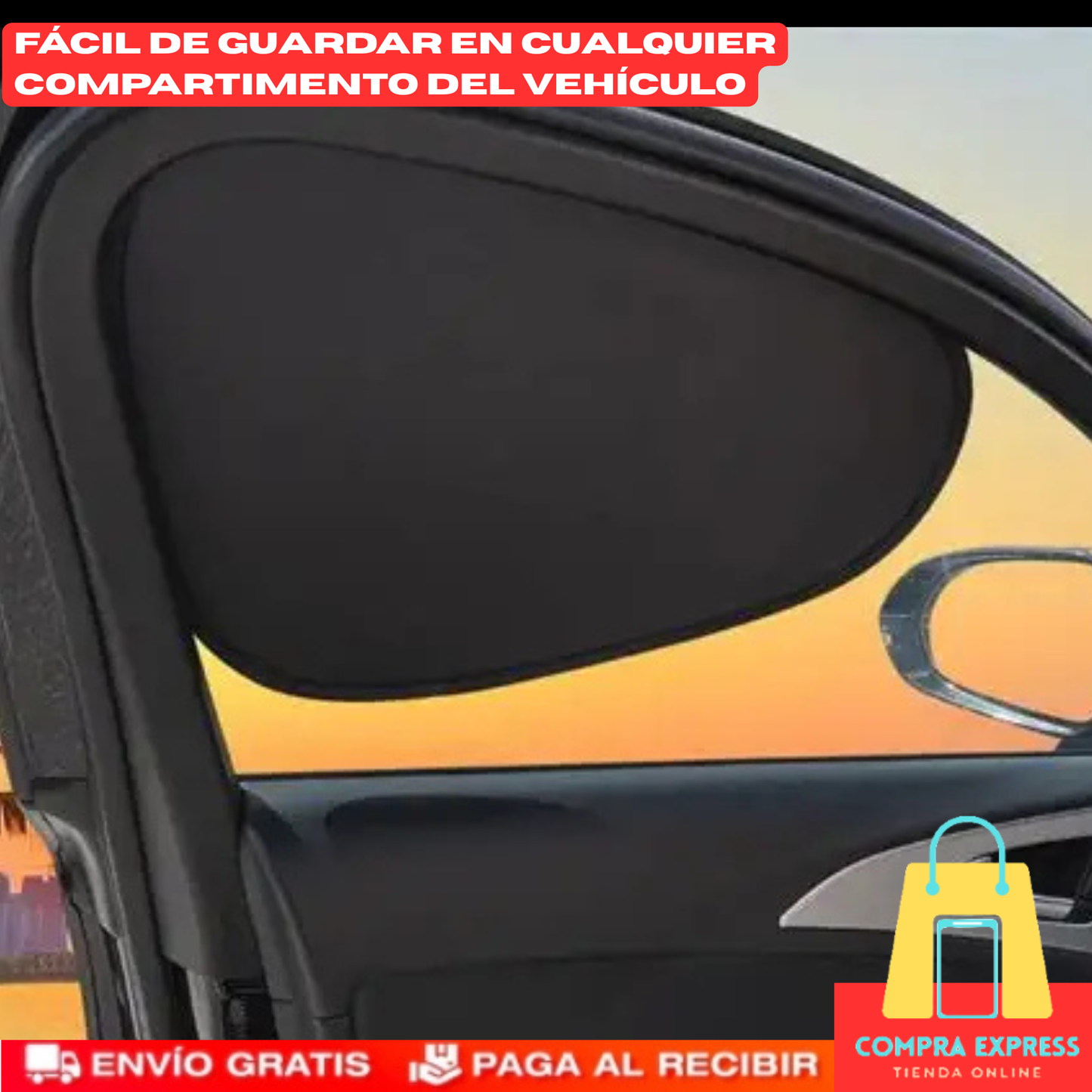 😥Protector Solar Lateral Para Auto🚗