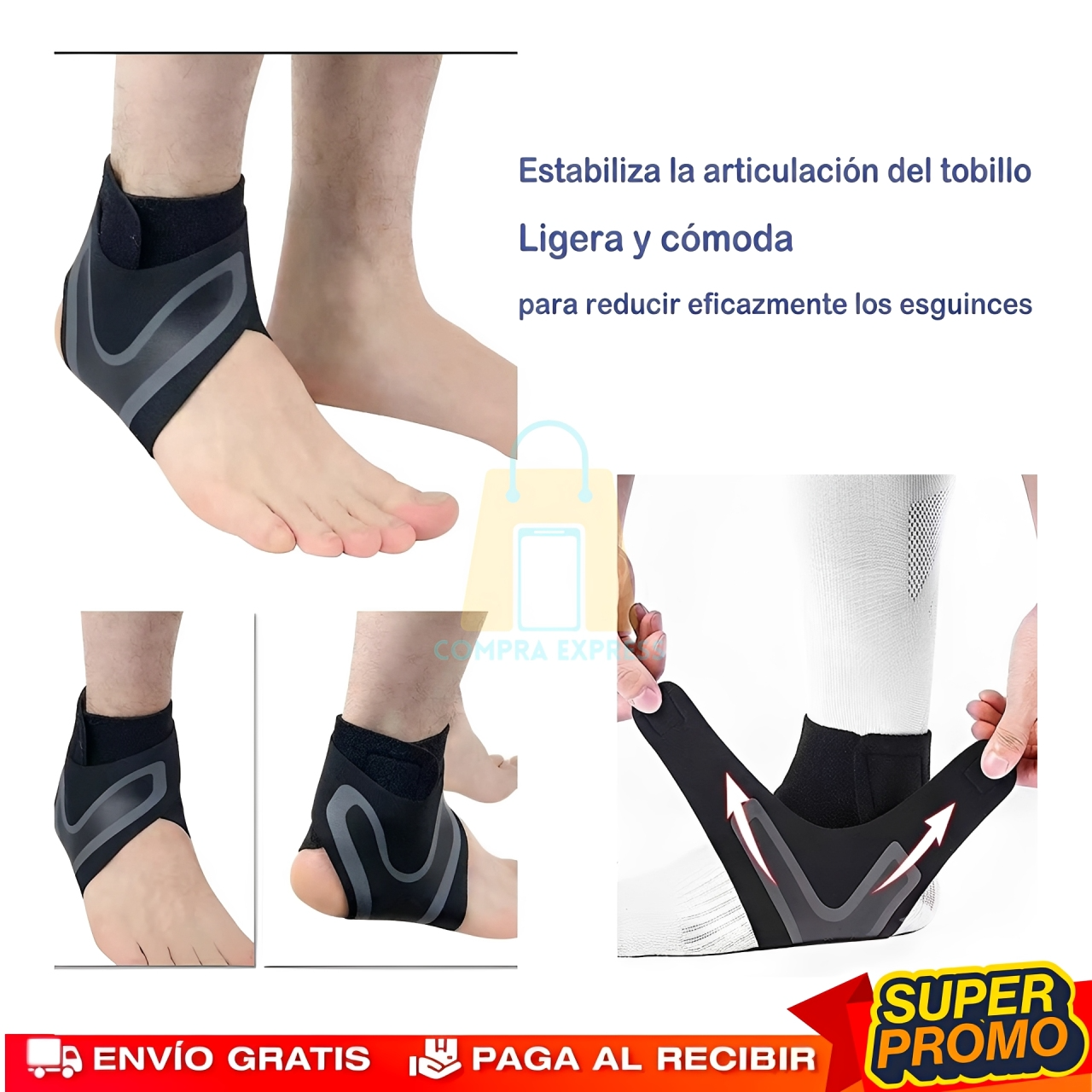 Shendiao™ - Tobillera de Compresión Ajustable