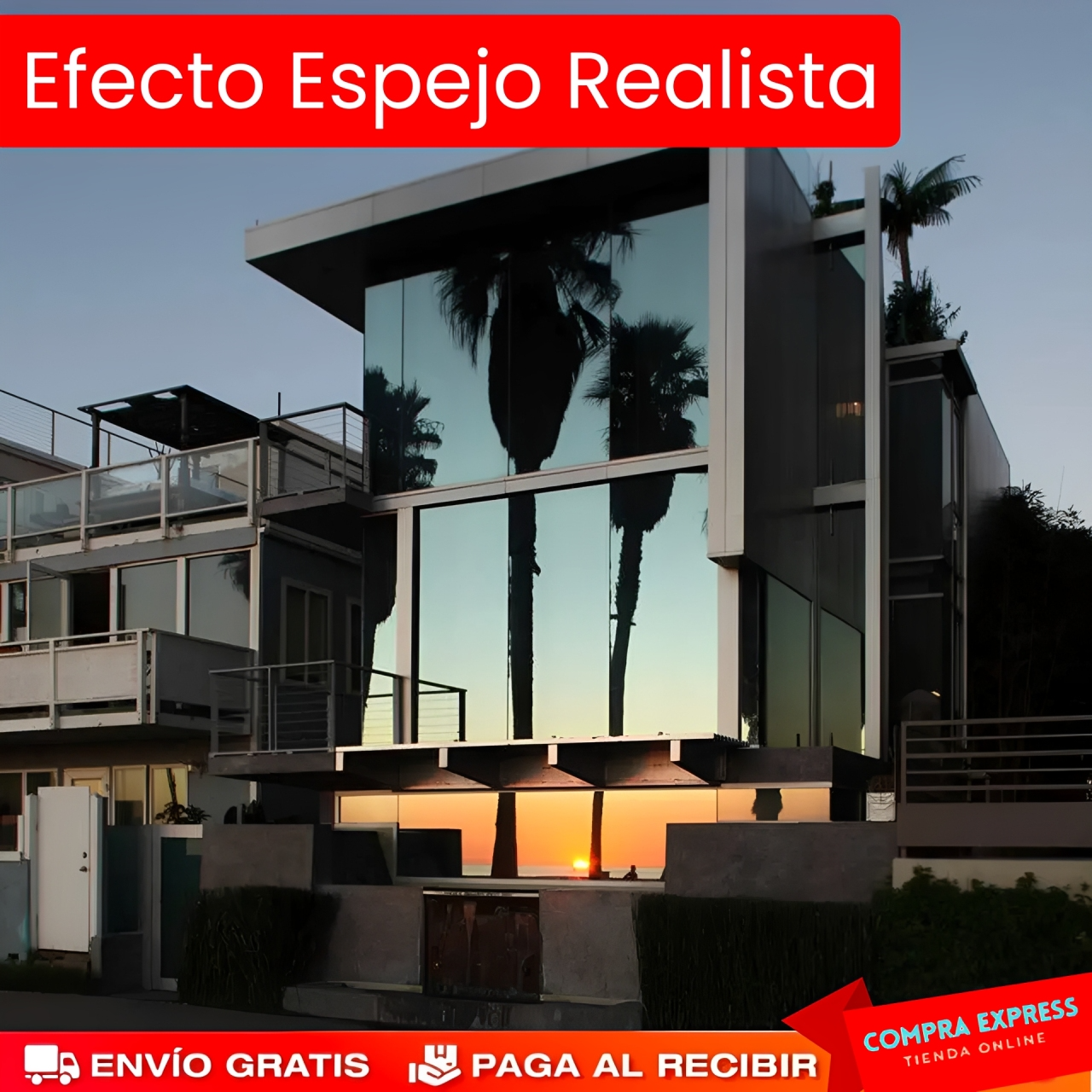Papel Adhesivo Efecto Espejo 2M x 60CM