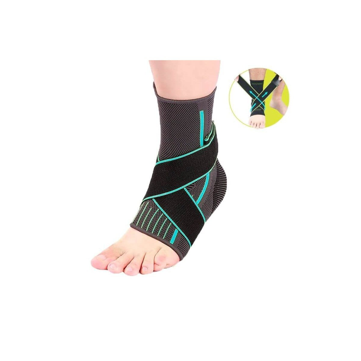 Tobillera Deportiva De Compresión Ajustable