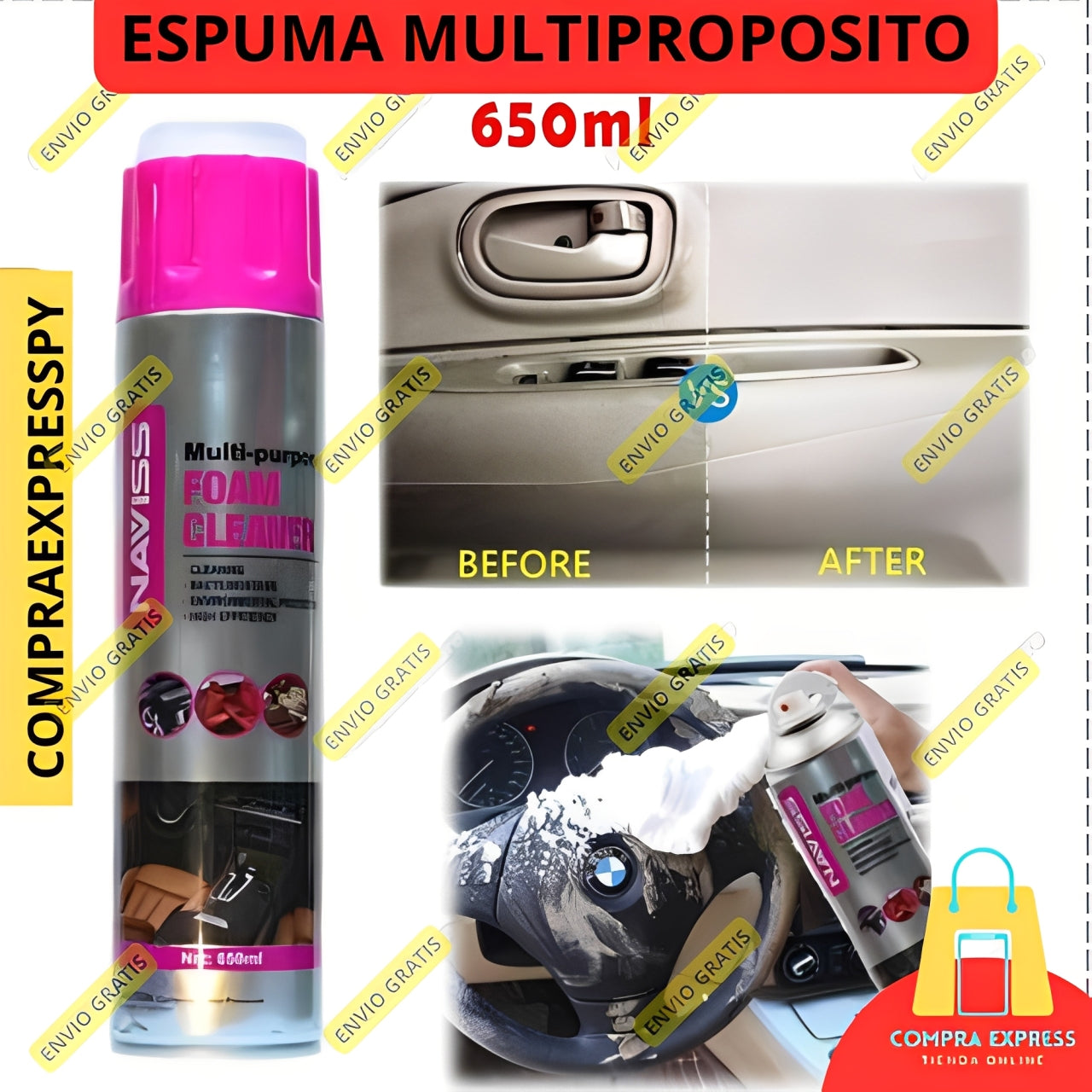 Espuma Limpiadora Multiuso 650 ml