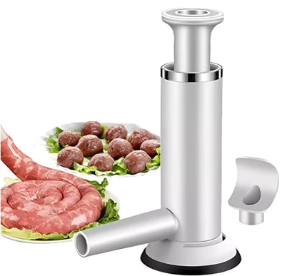 Embutidora Manual 2 en 1 para Carne 🌭 Haz Embutidos y Albondigas en Casa