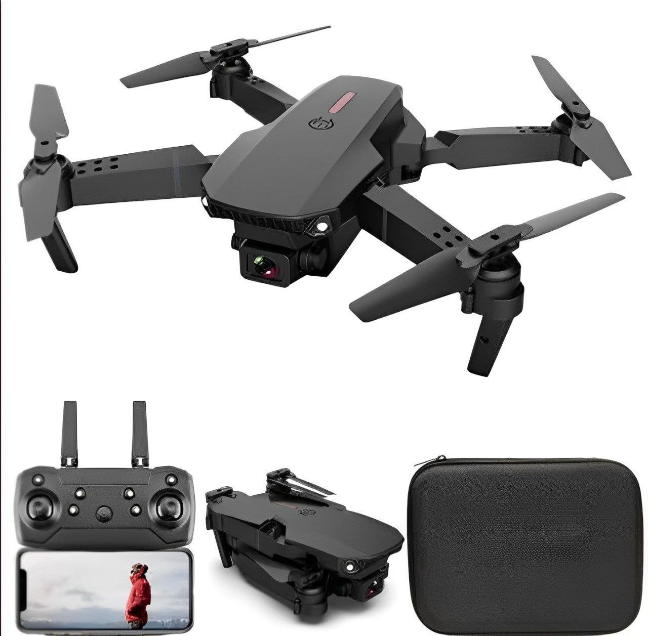 Drone Plegable con Cámara Dual 4K 🚀