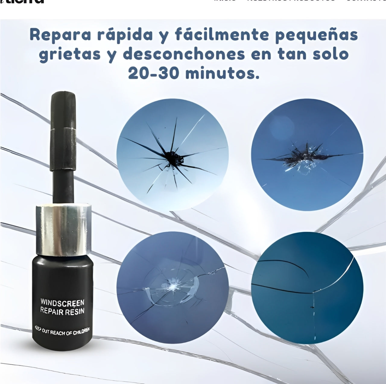 Kit Pro: Repara Grietas y Parabrisas 🛡️🚗