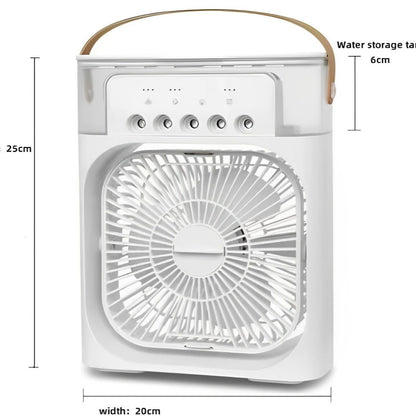 Humidificador Portatil Ventilador 3 En 1