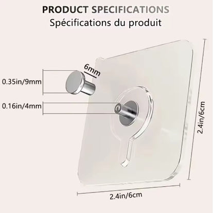 Colgador Adhesivo De Pared 10 Unidades