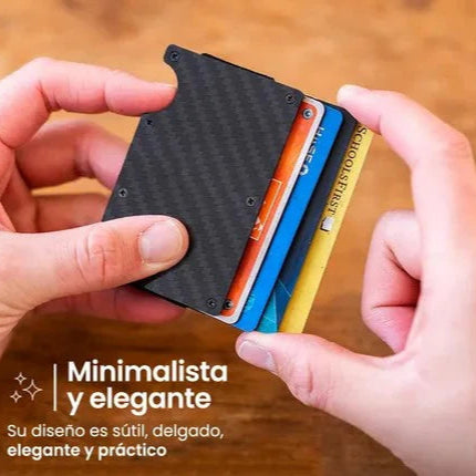 Billetera antirrobo Fibra de Carbono