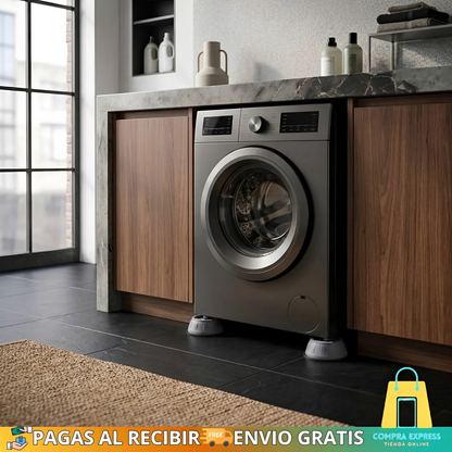 🤩Pack X4 Almohadillas Antivibración Para Lavarropa 🫧