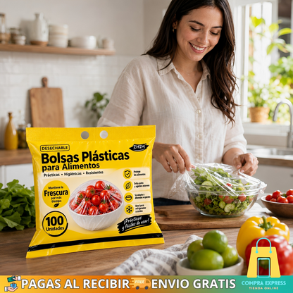 FreshCover™ 🥗 - Bolsas protectoras 100 unidades 💯