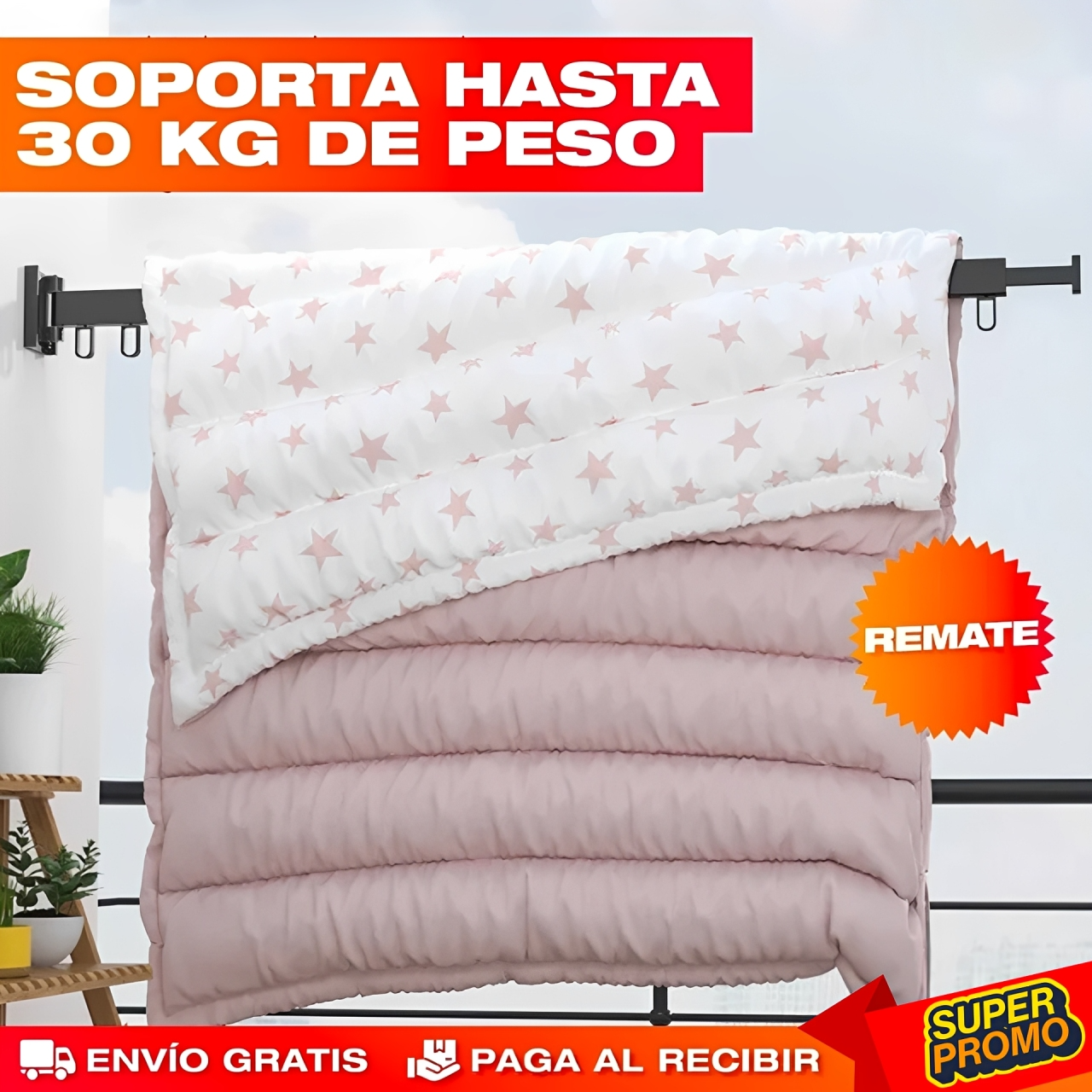 TENDEDERO PLEGABLE (Alta Calidad)