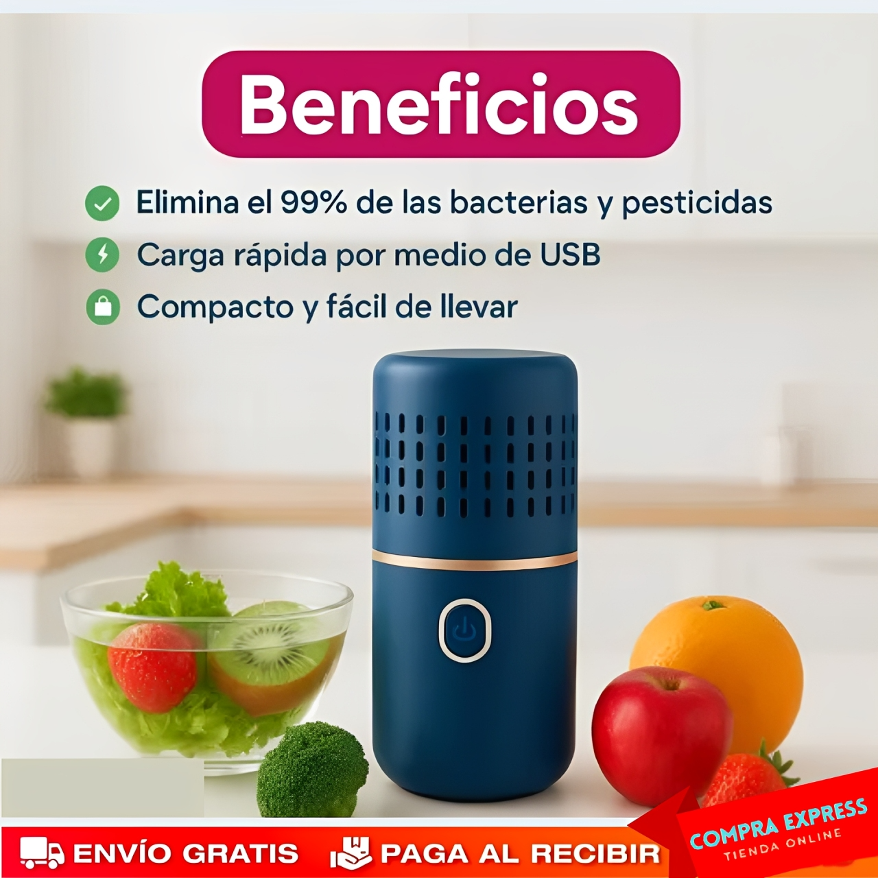 Purificador de Frutas y Verduras