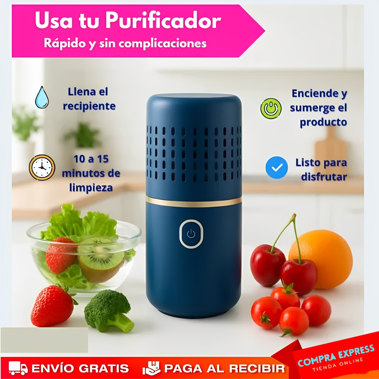 Purificador de Frutas y Verduras