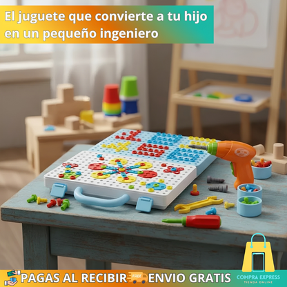 KidsBuild™ - Maletín De Construcción De Juguete 🤩🔧