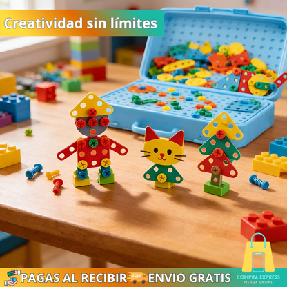 KidsBuild™ - Maletín De Construcción De Juguete 🤩🔧