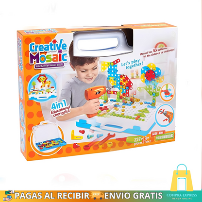 KidsBuild™ - Maletín De Construcción De Juguete 🤩🔧