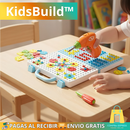 KidsBuild™ - Maletín De Construcción De Juguete 🤩🔧