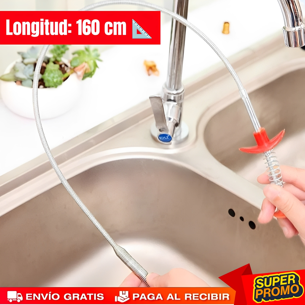 Destapador Flexible de Cañería🚽