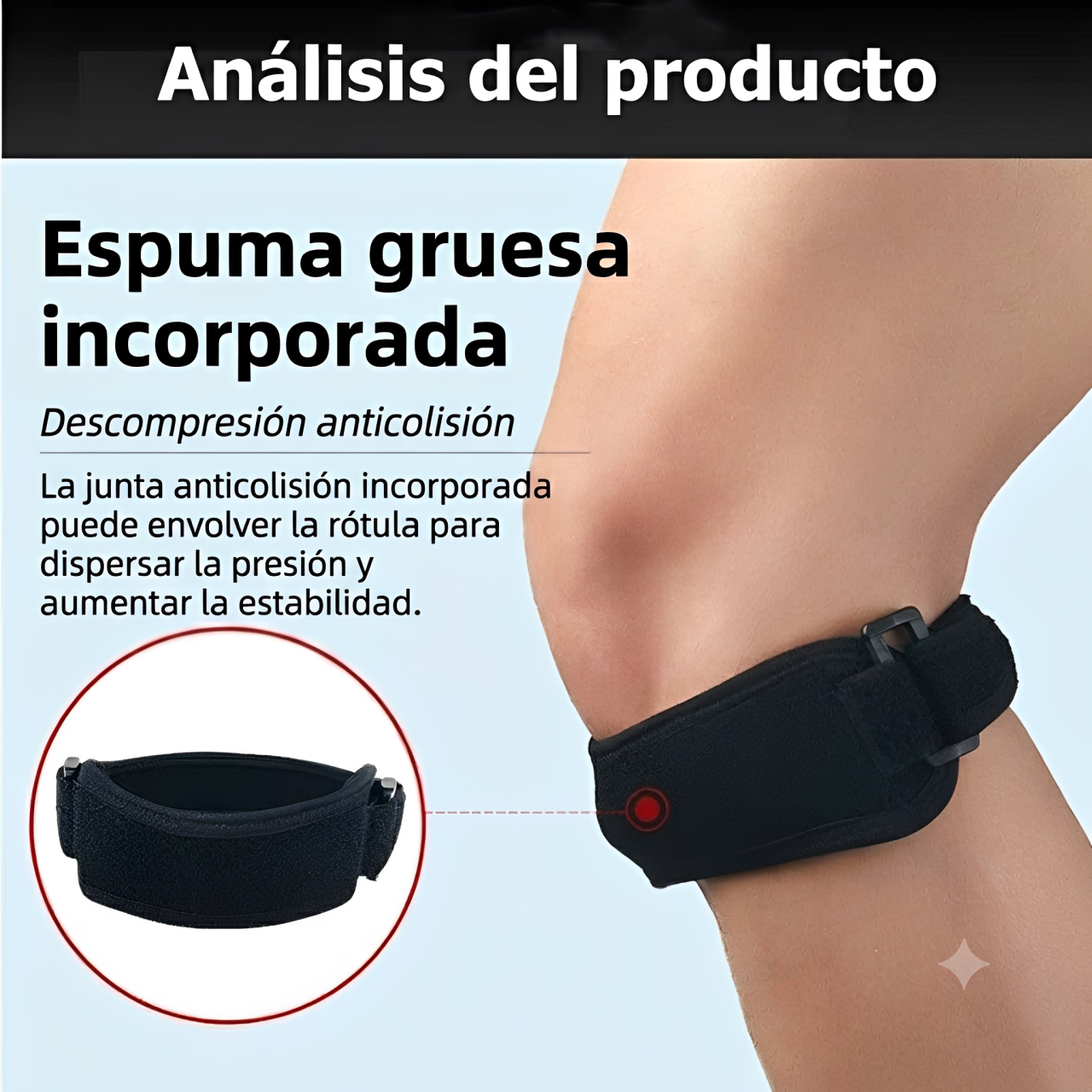 🏃🏼‍➡️Cinta Rotuliana Para Rodilla EXCEED🦵🏼