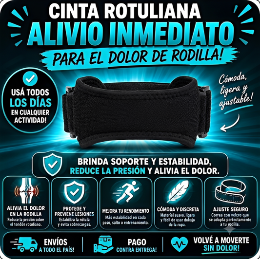🏃🏼‍➡️Cinta Rotuliana Para Rodilla TELAISI🦵🏼