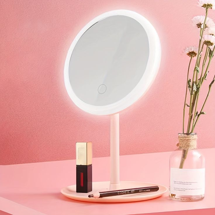 Espejo De Maquillaje Led Tricolor táctil