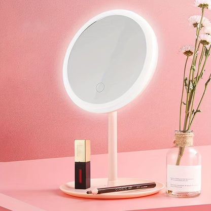 Espejo De Maquillaje Led Tricolor táctil