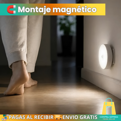 🏠Luz Led Con Sensor De Movimiento (Cálido)💡PACK X2 UNIDADES