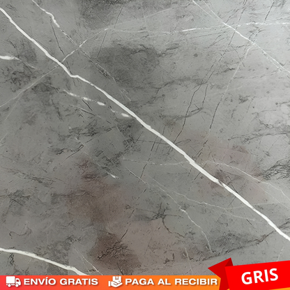 Papel Autoadhesivo Símil Mármol 5M Largo x 60 CM Ancho
