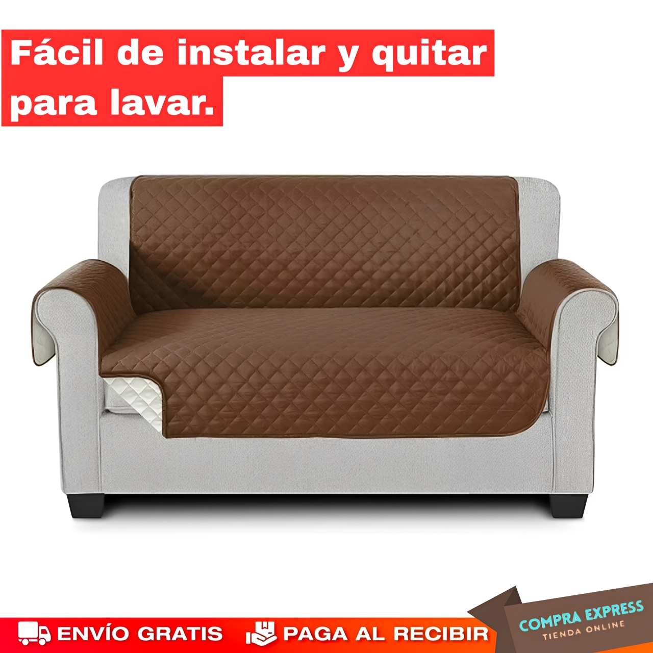 Protector para Sofá - Tamaño 2 Plazas (170 x 235 cm)