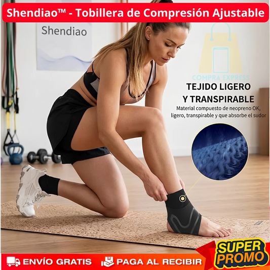 Shendiao™ - Tobillera de Compresión Ajustable