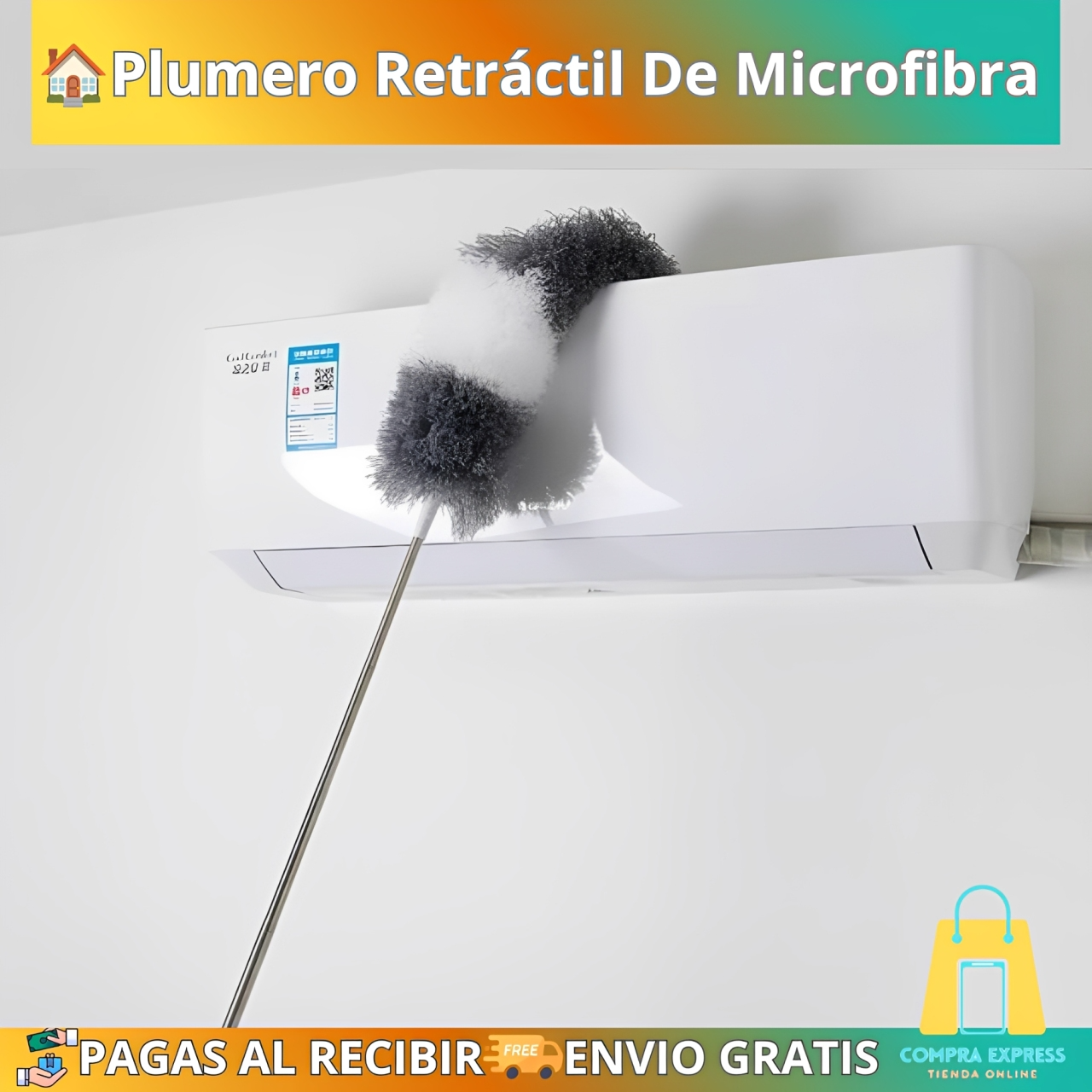 🏠Plumero Retráctil De Microfibra 🪶