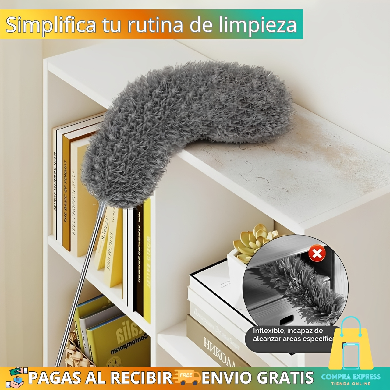 🏠Plumero Retráctil De Microfibra 🪶