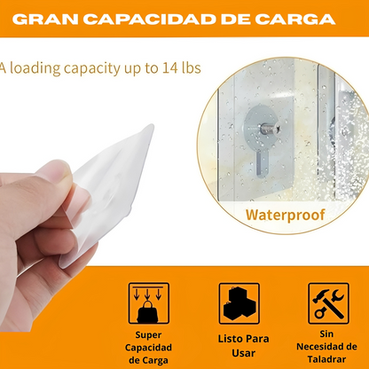 Colgador Adhesivo De Pared 10 Unidades