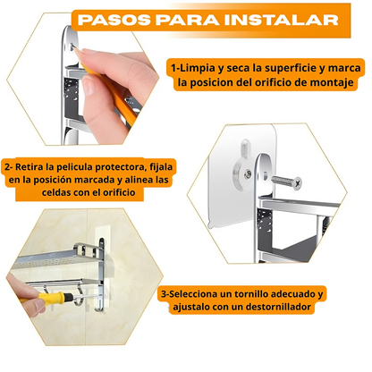 Colgador Adhesivo De Pared 10 Unidades