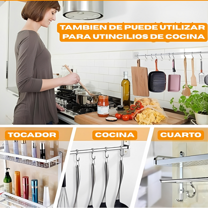 Colgador Adhesivo De Pared 10 Unidades