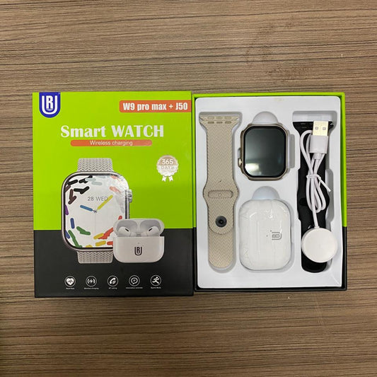 2en1 Reloj Smartwatch W9 + AirPods Pro2