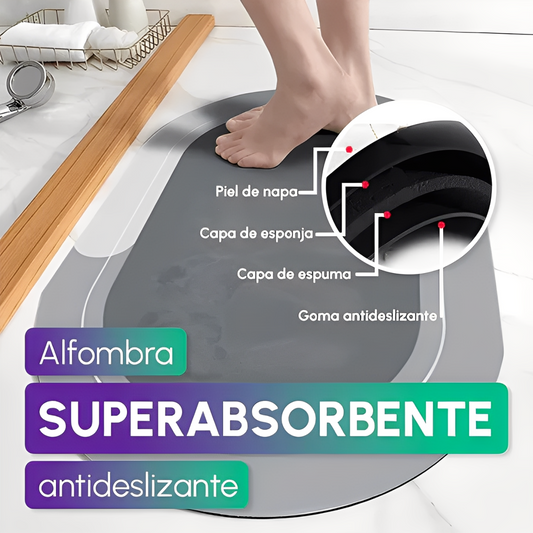 Alfombra absorbente para baño 🛁